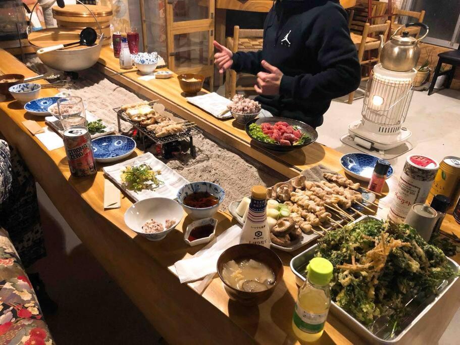 Kannami ゲストハウス+カフェわ　１日１組限定！ 築１００年の農家の古民家で宿泊体験、薪でお風呂沸かせます。焚き火もできます。 מראה חיצוני תמונה
